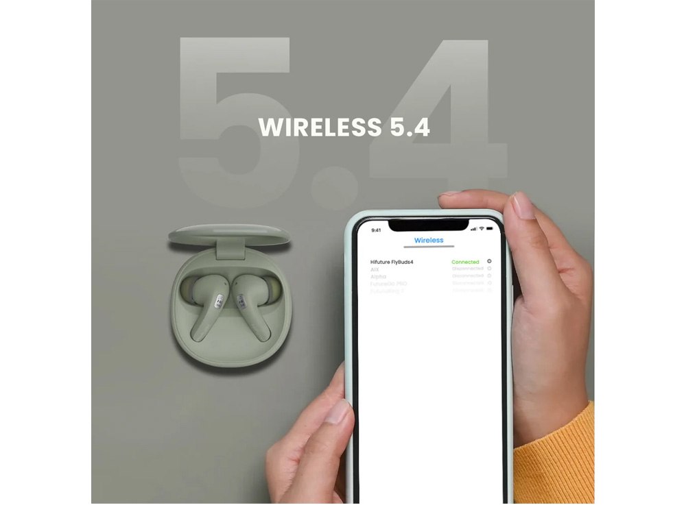 Hifuture FlyBuds 4 ANC TWS Wireless Earbuds - Hot Pink
