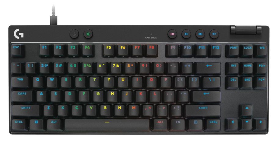 Logitech G PRO X TKL RAPID RGB Mechanical Gaming Keyboard, HALL SW