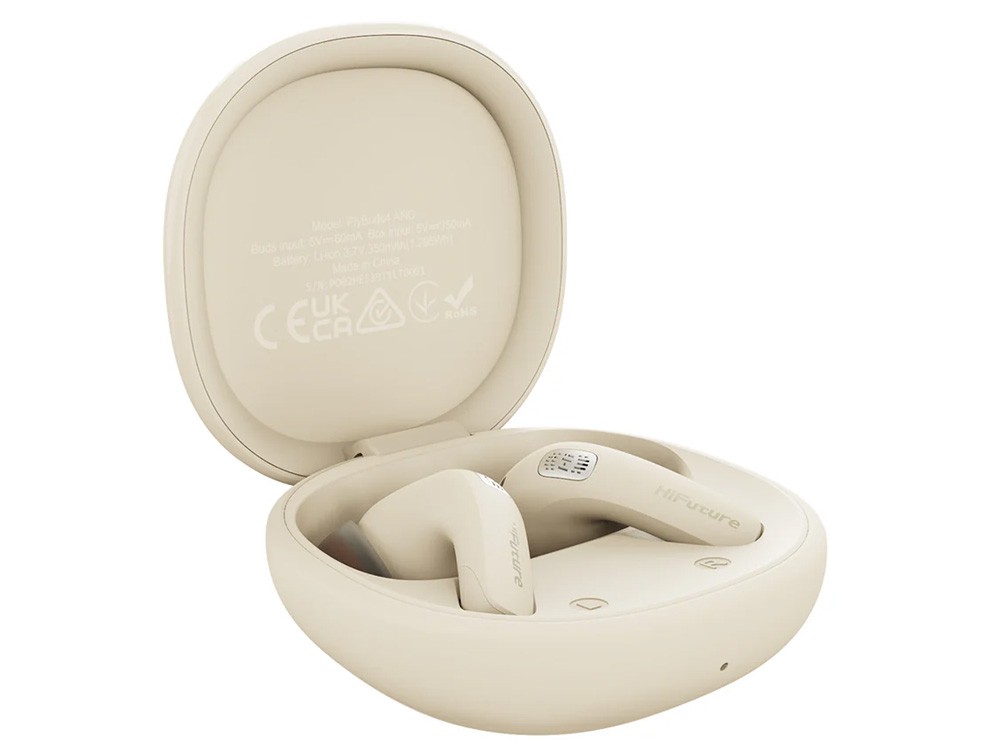 Hifuture FlyBuds 4 ANC TWS Wireless Earbuds - Latte