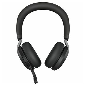 Jabra Evolve2 75 Stereo MS-Certified Bluetooth Headset with Charging Stand and USB Adapter