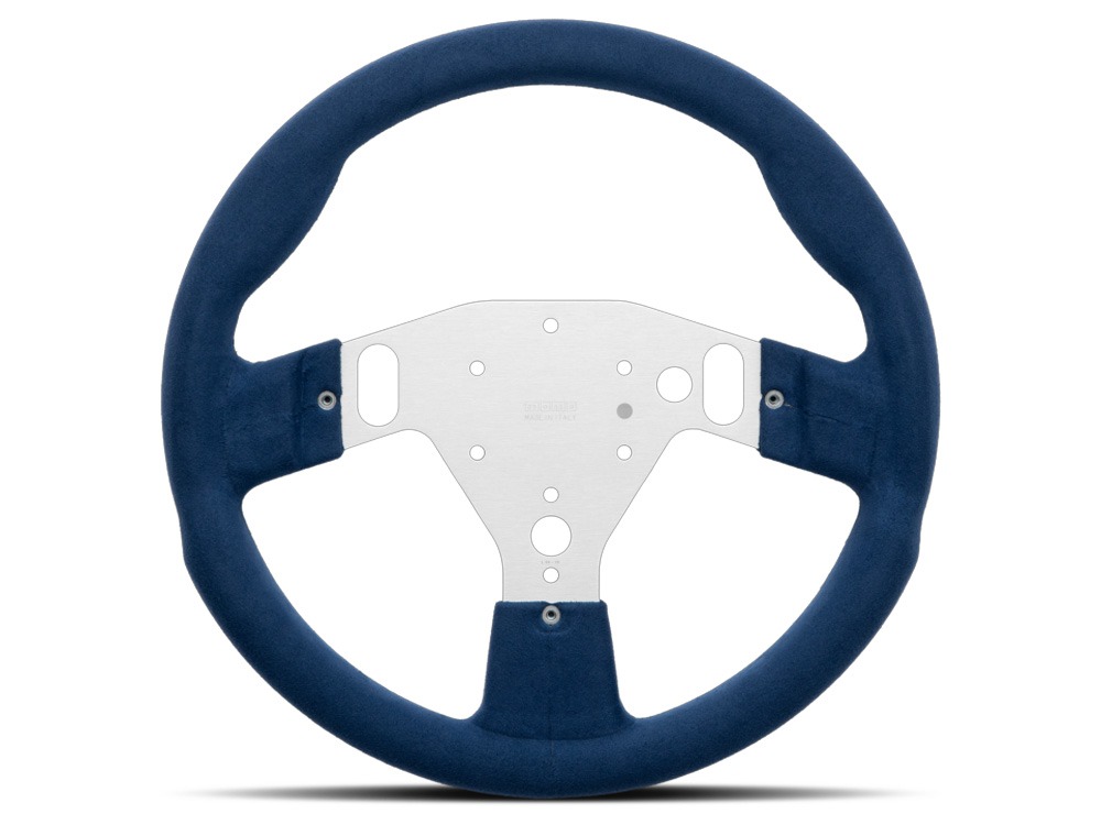MOMO x Logitech G SIM GT 320 Microfibre 320mm Steering Wheel - Blue