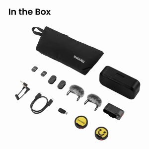 Insta360 Mic Pro (2 TX + 1 RX) 32-Bit Float E-Ink Wireless Microphone System