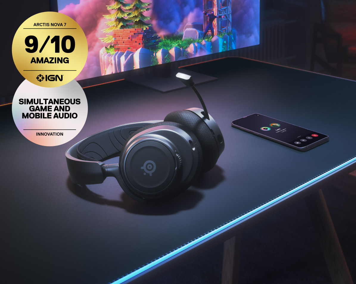 SteelSeries Arctis Nova 7 Multi-Platform Premium Wireless Gaming Headset product details