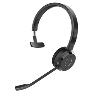 Jabra Evolve 65 TE Mono UC-Certified Wireless Headset with USB-A Adapter