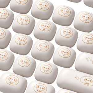 Akko Steamed Buns Keycap Set (144-key)