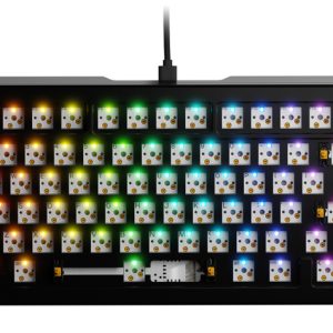 Glorious GMMK 3 PRO HE 75 Black Mechanical Keyboard Barebone, Fox HE