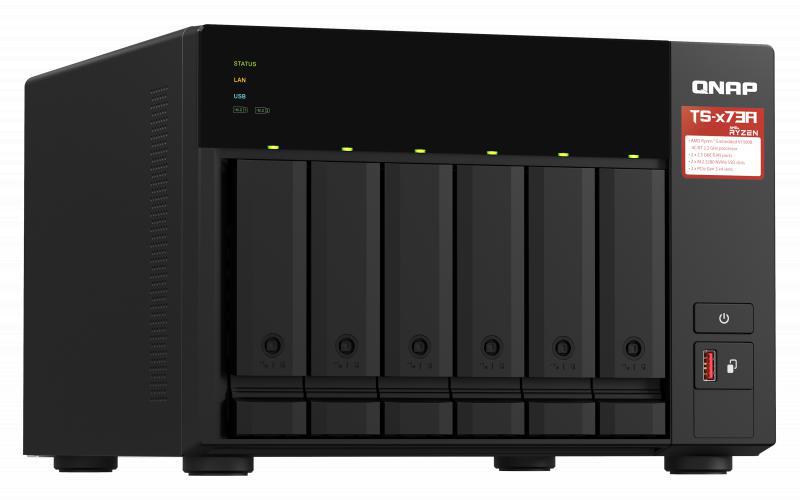 QNAP TS-673A-8G Tower 6 Bay NAS, Ryzen 8GB
