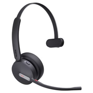 Yealink BH70 MS-Certified Mono Bluetooth Headset with USB-C/A Adapter - Black