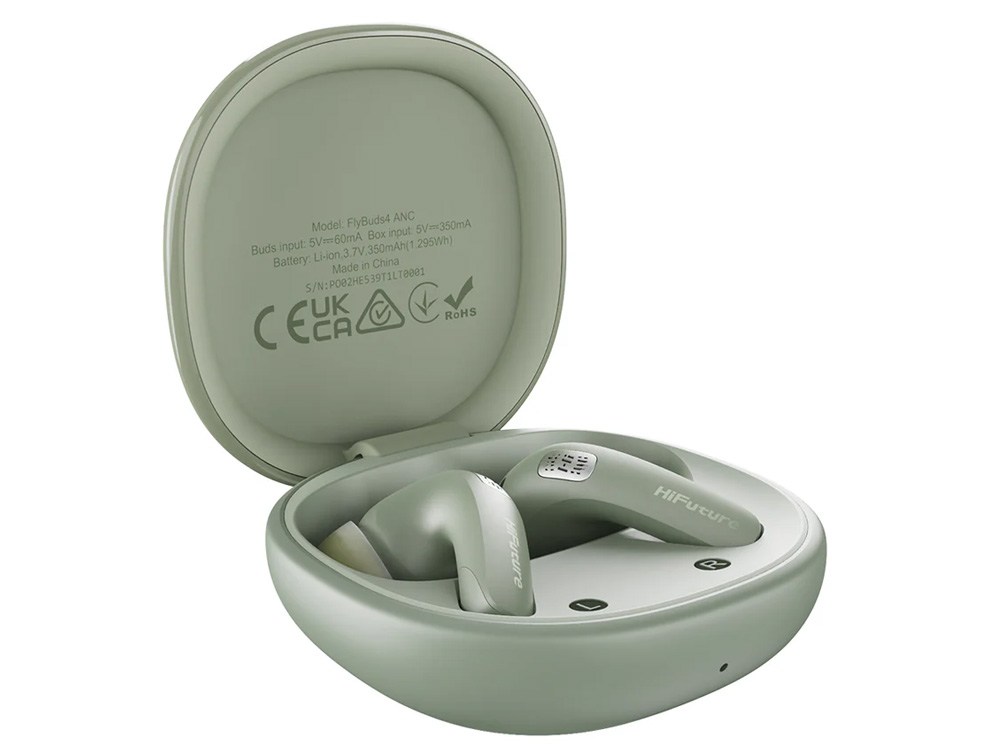Hifuture FlyBuds 4 ANC TWS Wireless Earbuds - Matcha Green