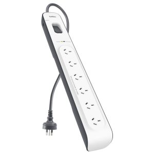 Belkin 6-outlet Surge Protection Strip with 2M Power Cord