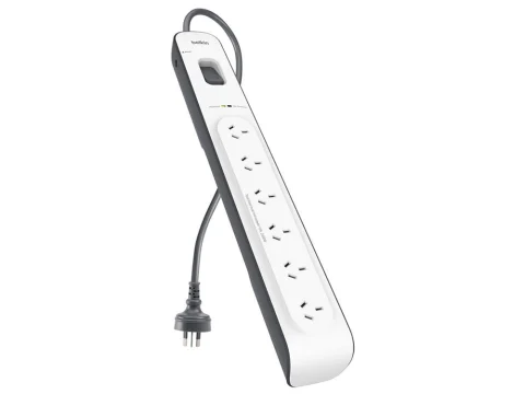 Belkin 6-outlet Surge Protection Strip with 2M Power Cord