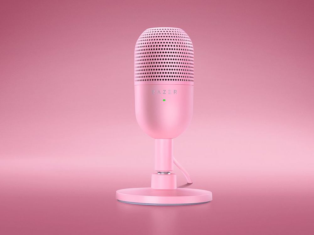Razer Seiren V3 Mini Ultra-Compact USB Microphone with Tap-to-Mute - Quartz (FRML Packaging)