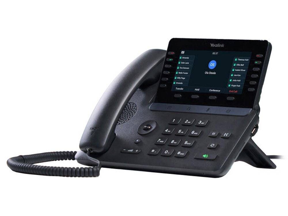 Yealink SIP-T85W 16-Line 5.5" Color Display Wi-Fi 6 Bluetooth 5.0 IP Phone