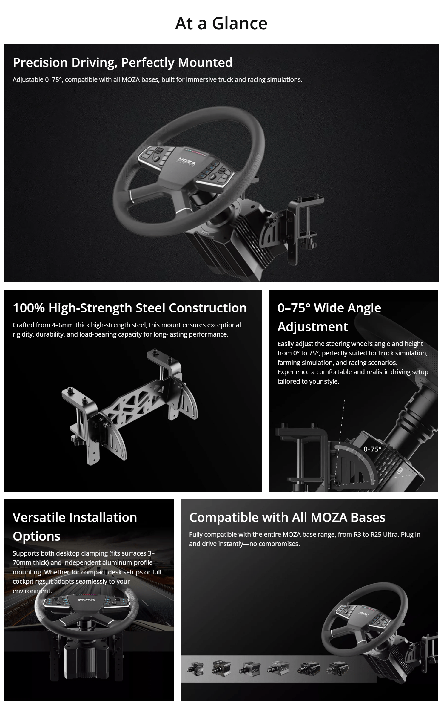 Moza Clamp For Truck Wheel product details