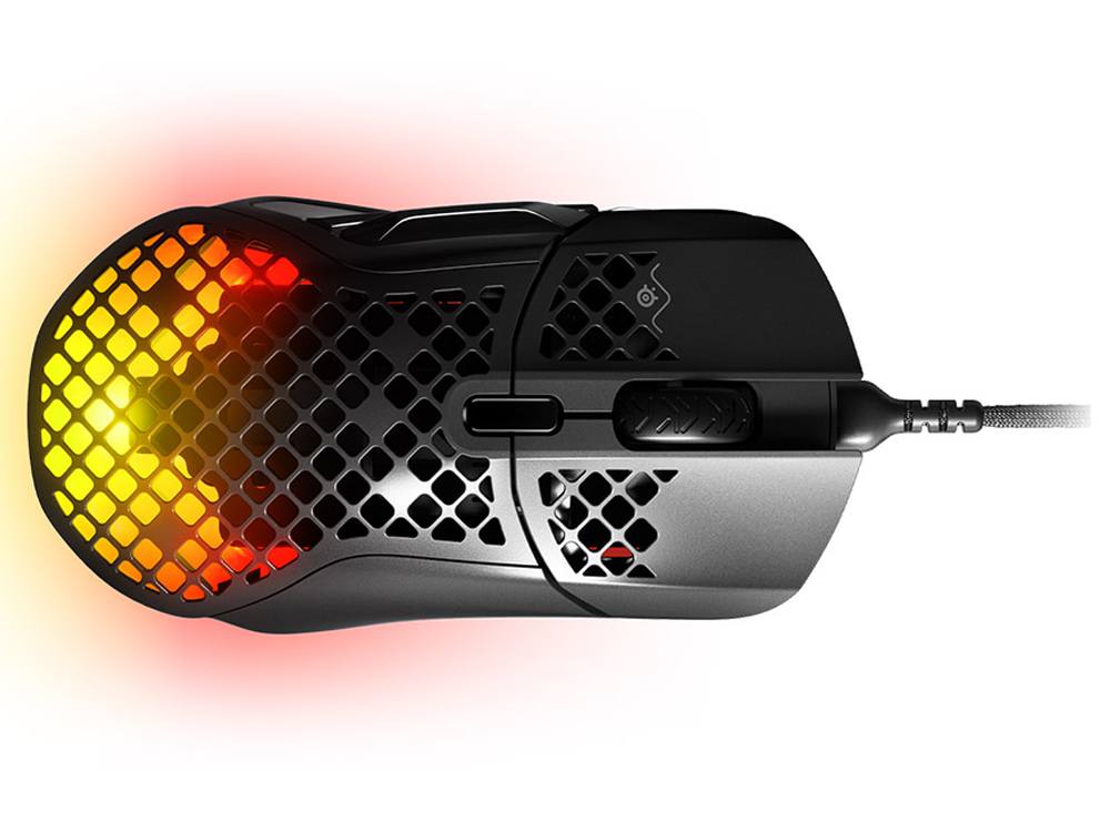 SteelSeries Aerox 5 Ultra Lightweight Ergonomic Gaming Mouse - Black