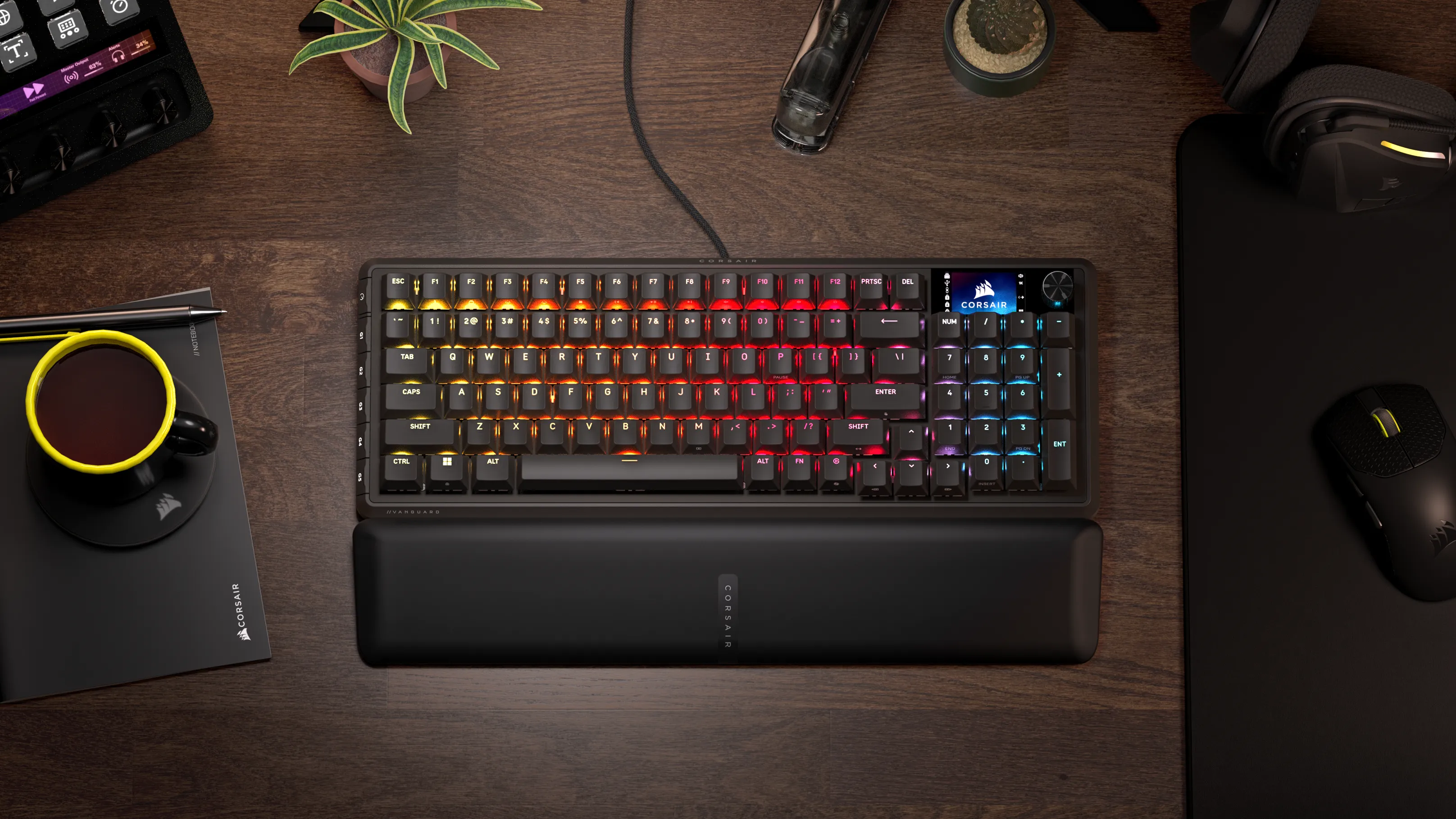 Corsair VANGUARD 96 MLX Plasma Switch Mechanical Gaming Keyboard  - Black product details