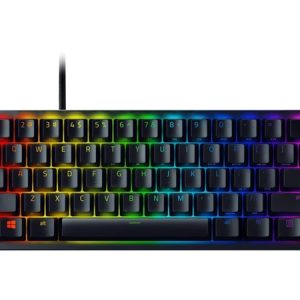 Razer Huntsman Mini Opto-Mechanical Chroma Gaming Keyboard (Clicky Purple) - Black