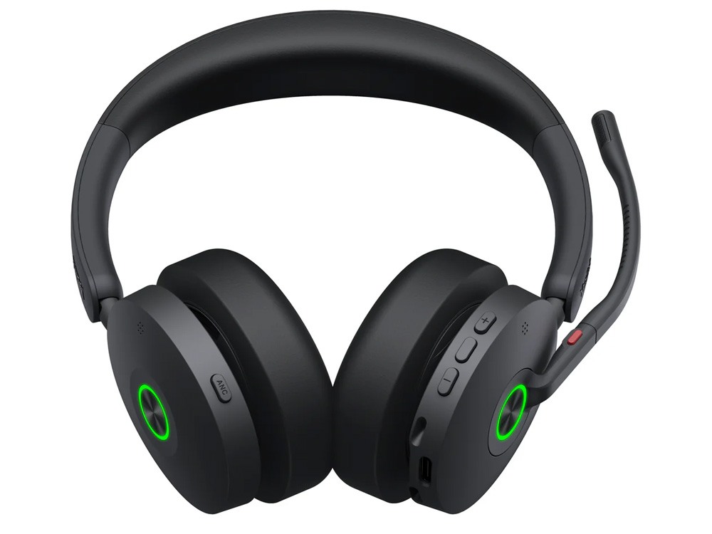 Yealink BH74 Bluetooth Stereo MS-Certified Wireless Headset with USB C/A Dongle