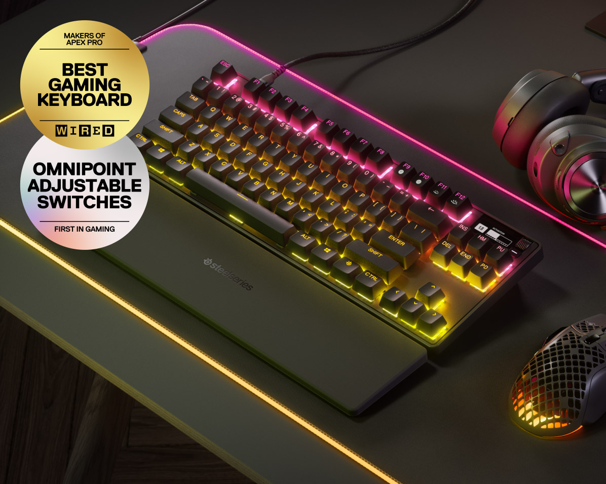 SteelSeries Apex Pro TKL (2023) Tenkeyless Mechanical Gaming Keyboard product details