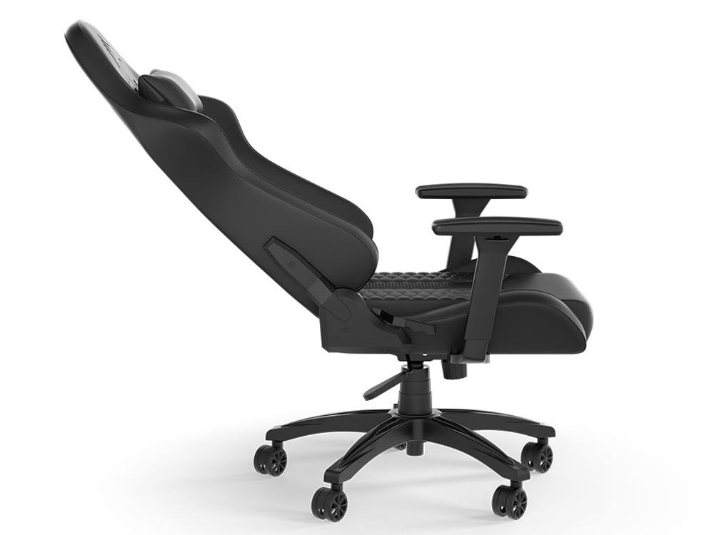 Corsair TC100 RELAXED Gaming Chair - Leatherette Black/Black