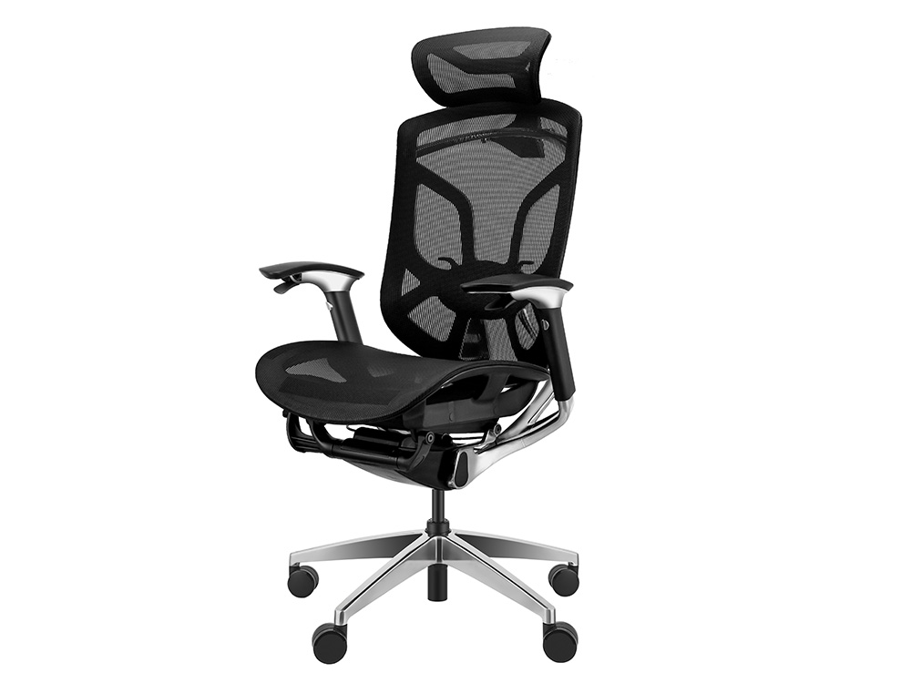GTChair Dvary X 3D Armrest Swivel Office Chair - Black