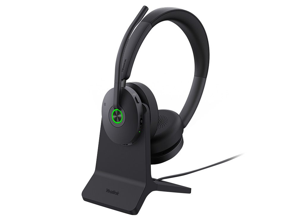Yealink BH74 Bluetooth Stereo MS-Certified Wireless Headset with Stand and USB C/A Dongle