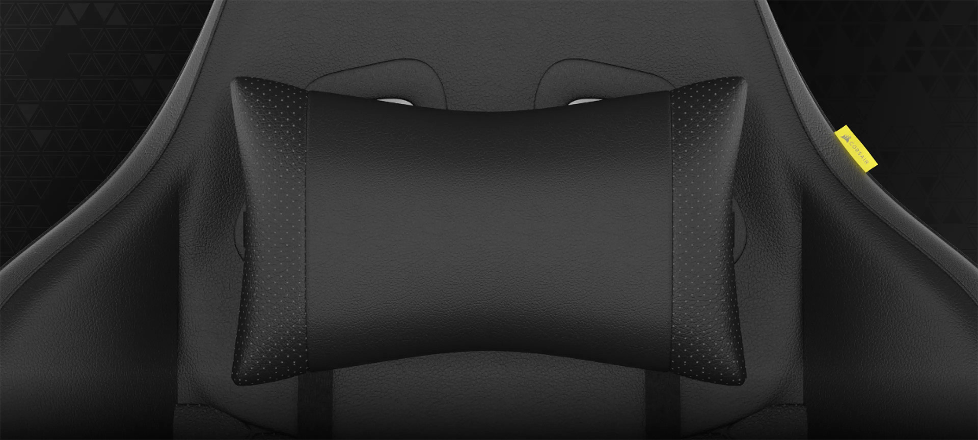 Corsair TC100 RELAXED Gaming Chair - Leatherette Black/Black product details