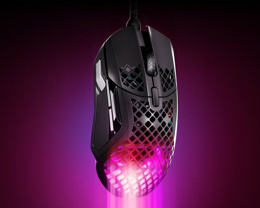 SteelSeries Aerox 5 Ultra Lightweight Ergonomic Gaming Mouse - Black product details