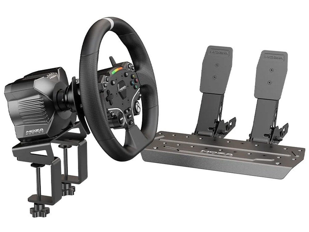 MOZA R3 Racing Wheel and Pedals for Xbox & PC