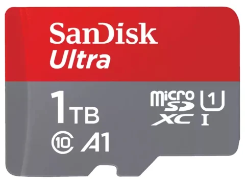 Sandisk Ultra 1TB A1 Series MicroSDXC Class 10 UHS-I Card