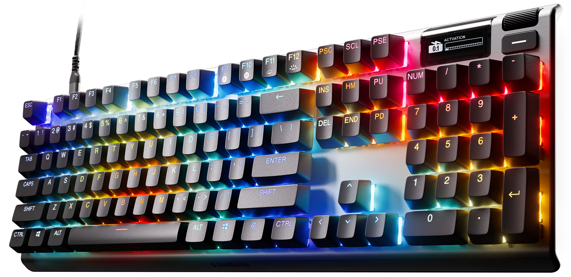 SteelSeries Apex Pro Gen 3 RGB Mechanical Keyboard, OmniPoint 3.0 SW
