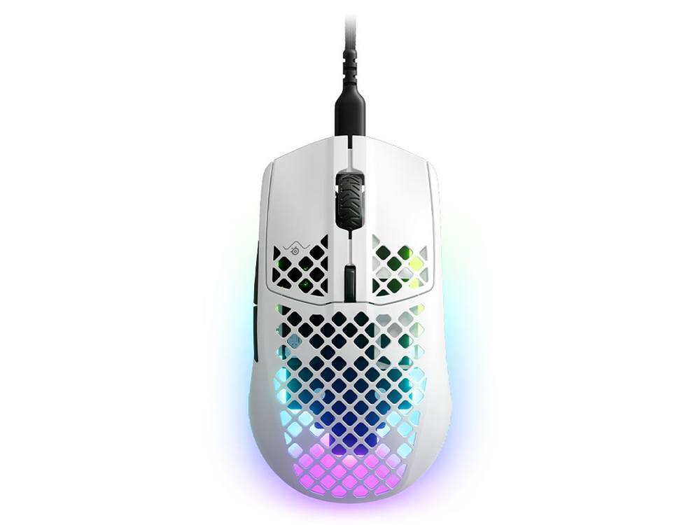 SteelSeries Aerox 3(2022 Edition) Ultra Lightweight Mouse - Snow