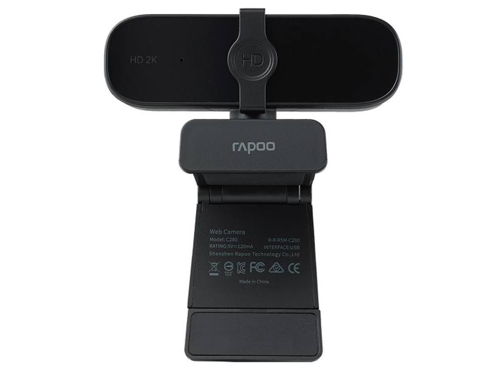 Rapoo C280 2K HD 1440p Webcam - Black