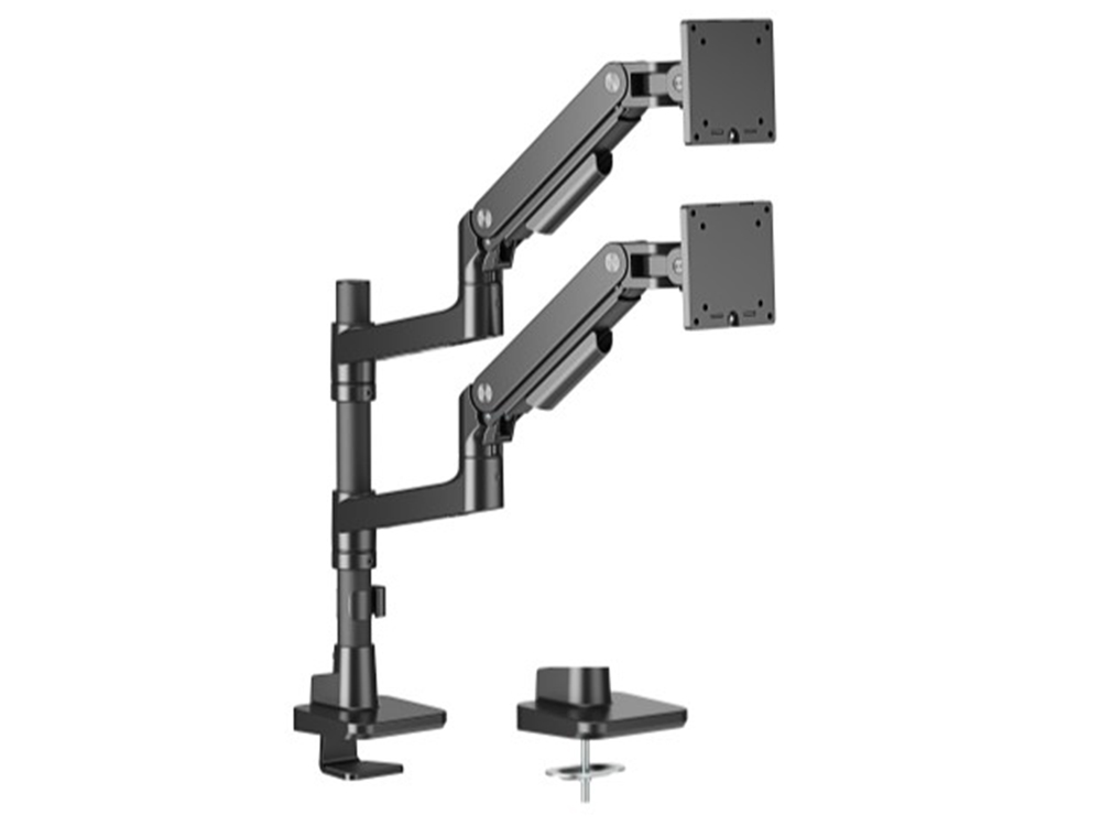 Brateck Dual Monitor Gas Spring Monitor Stand Fit Most 17"-49" Up to 20kg per screen