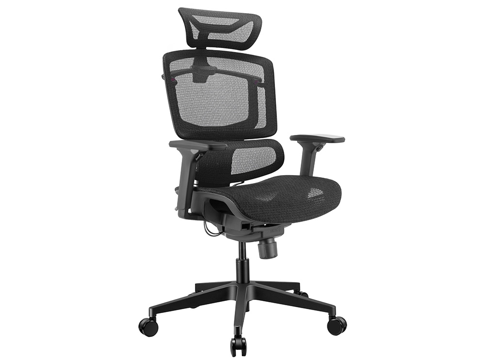 GTChair Open M Mesh Ergonomic Office Chair - Black