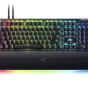 Razer BlackWidow V4 Pro RGB Green Switch Clicky Mechanical Gaming Keyboard