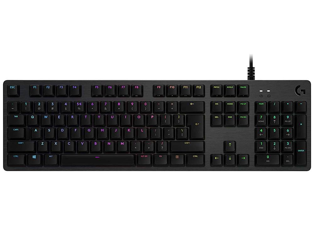 Logitech G512 Carbon Lightsync RGB Mechanical Gaming Keyboard - Tactile GX Brown