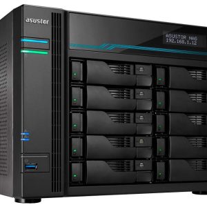 Asustor LockerStor AS7110T Tower 10 Bay NAS, Xeon Quad Core, 8GB RAM