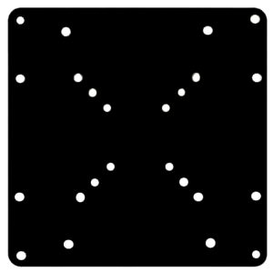 Brateck LCD-201C 200 x 200 VESA Extension Plate
