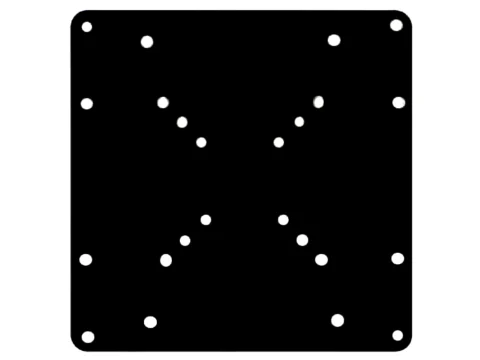 Brateck LCD-201C 200 x 200 VESA Extension Plate
