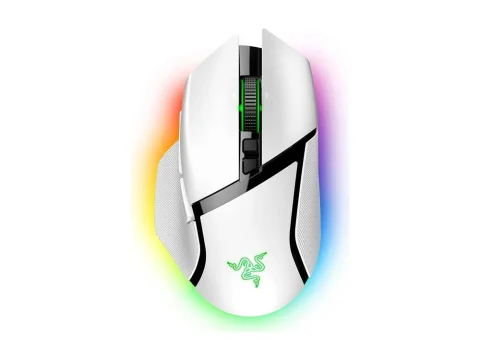 Razer Basilisk V3 Pro 35K - Ergonomic Wireless Gaming Mouse - White
