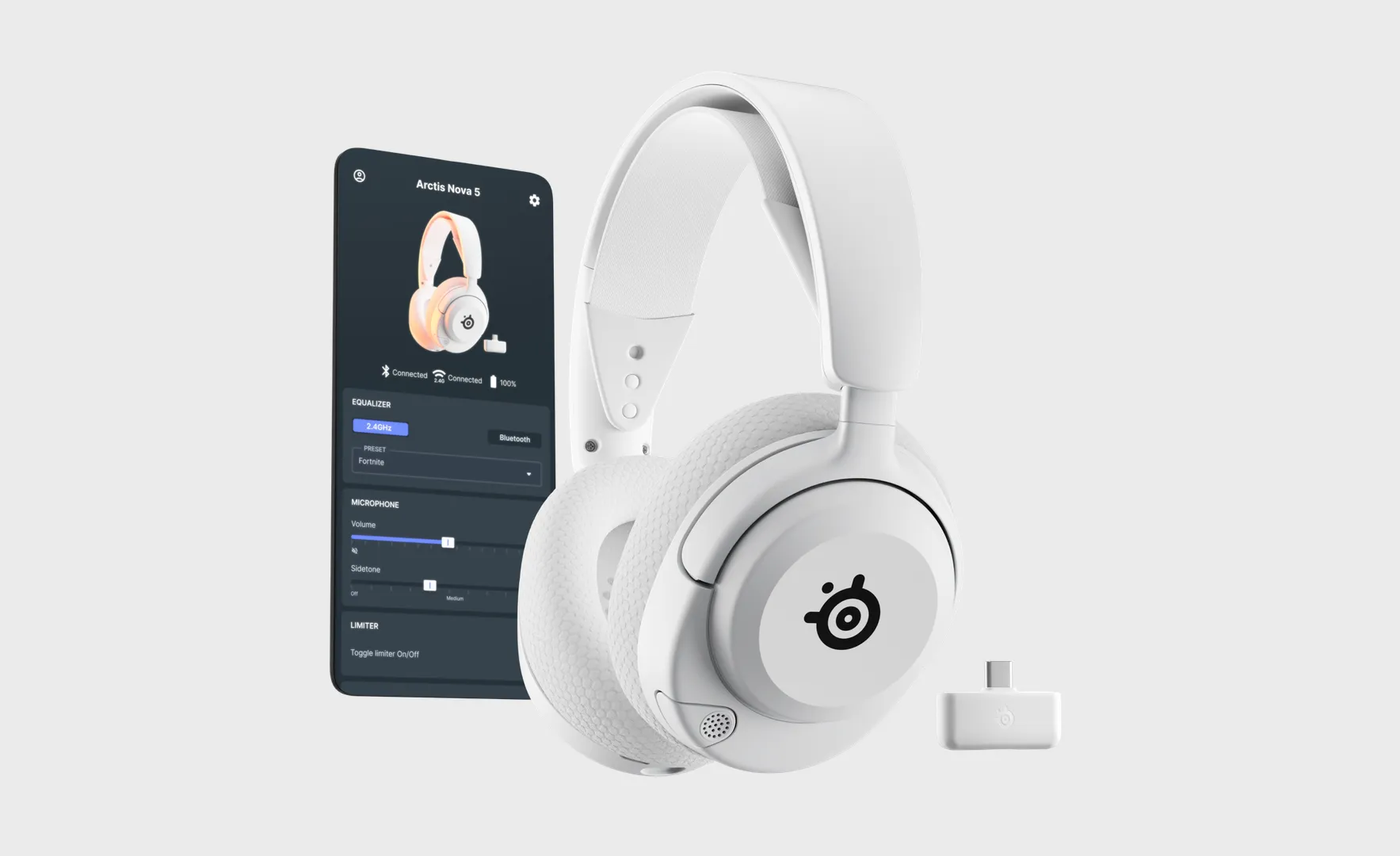 SteelSeries Arctis Nova 5 Wireless Gaming Headset - White product details