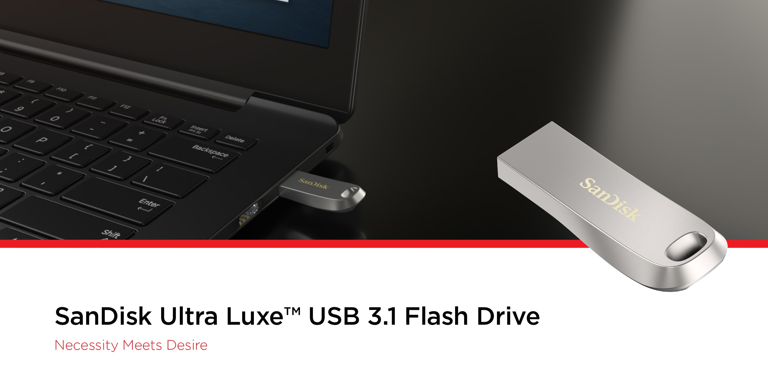 SanDisk Ultra Luxe 128GB USB 3.1 Flash Drive product details
