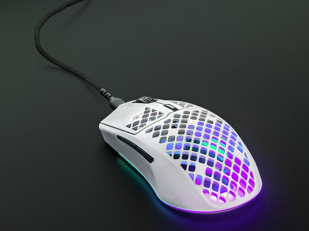 SteelSeries Aerox 3(2022 Edition) Ultra Lightweight Mouse - Snow