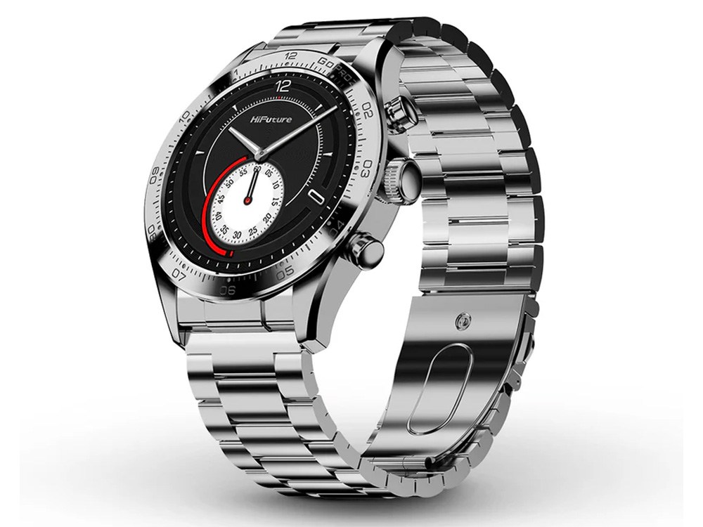 Hifuture GO PRO2 1.32" AMOLED Smart Watch - Silver