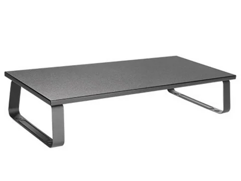 Brateck Timber Desktop Monitor Stand - Black