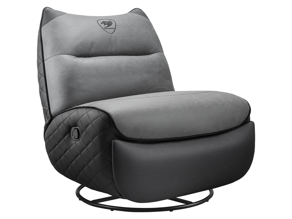 Cougar Overlord Neo Trimotion Reclining Gaming Sofa - Black/Grey