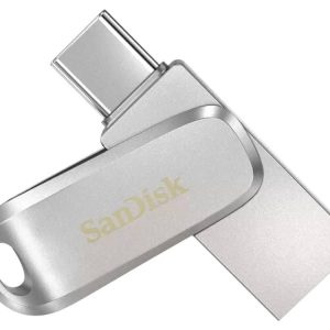 SanDisk Ultra Dual Drive Luxe 512GB USB Type-C Flash Drive - Silver