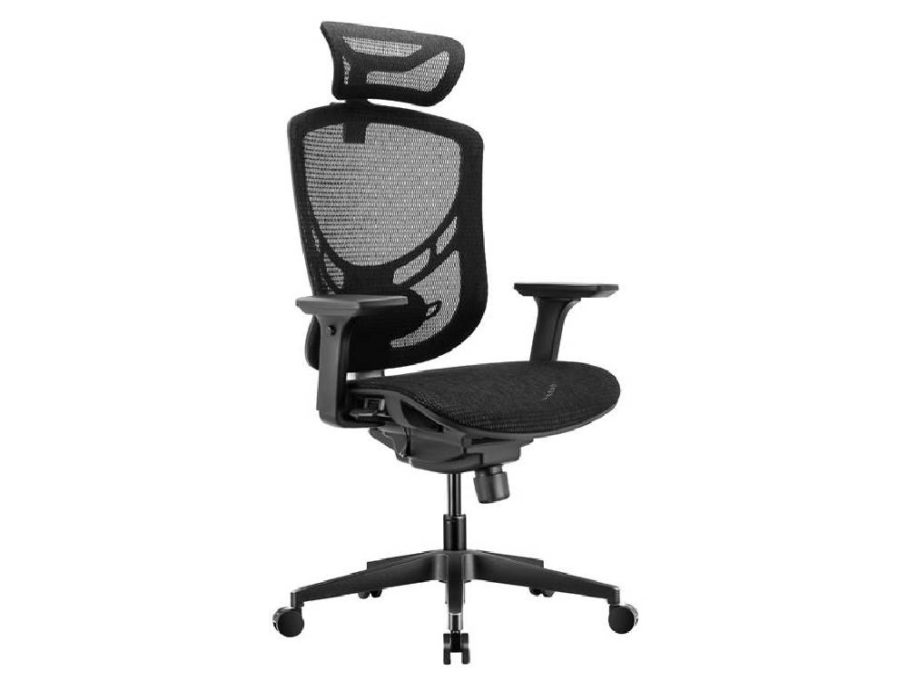 GTChair Ivino MT 4D Armrest Mesh Ergonomic Office Chair – Black