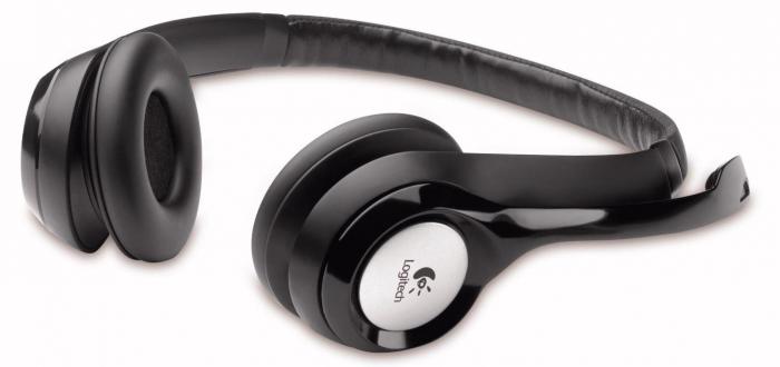 Logitech H390 USB Computer Headset, Black